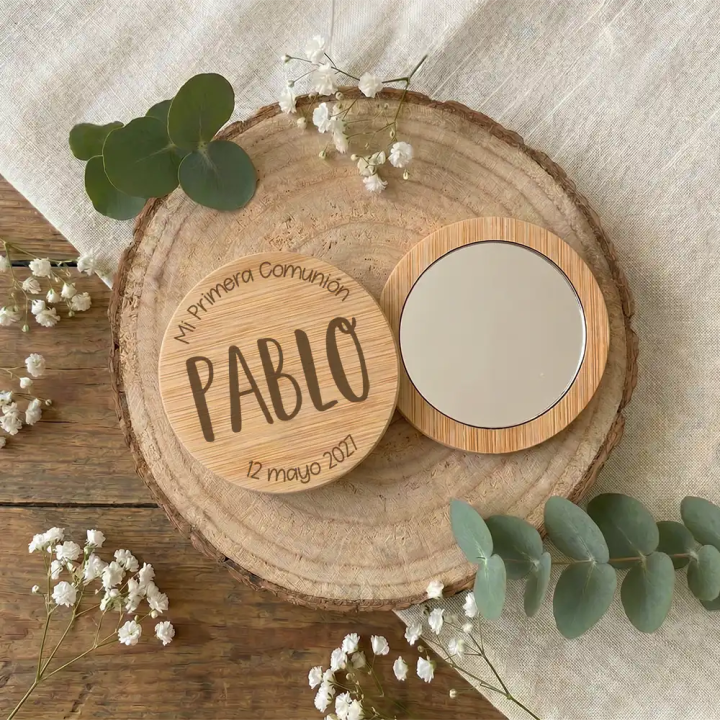 Detalles de comunión de madera originales listos para regalar, Alegría Estudio.