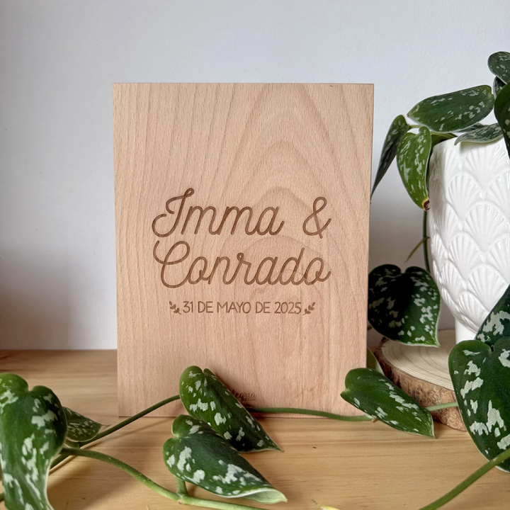 Marco de Fotos Libro, regalo para los padres de los novios, regalo personalizado boda, Alegría Estudio