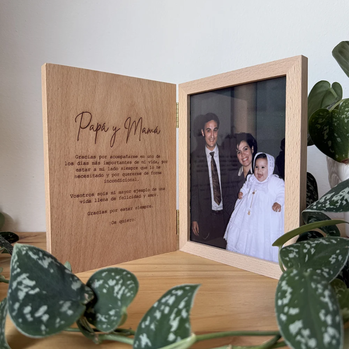 Marco de Fotos Libro para bodas, regalo especiales boda, regalo para invitados especiales, Alegría Estudio