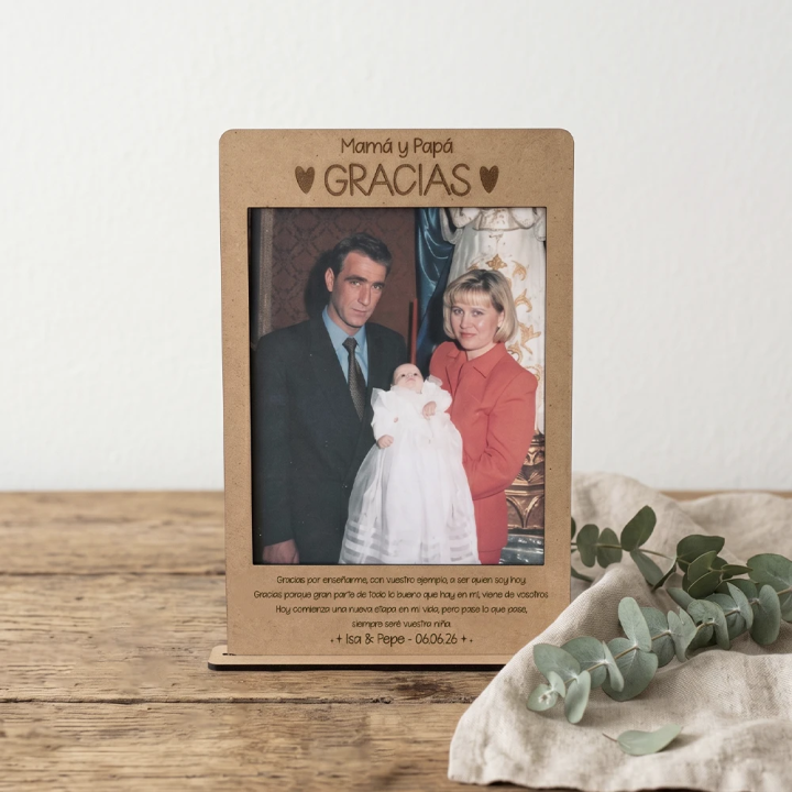 Marco Polaroid Grande Hermana, regalo boda hermana, regalo con foto boda, Alegría Estudio