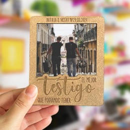 Regalo testigo boda, Marco Polaroid Testigo, gracias por ser mi testigo, Alegría Estudio
